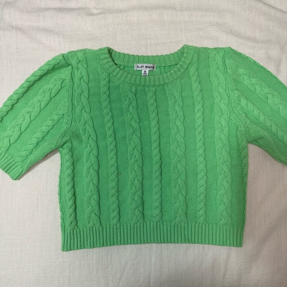 Green sweater top - Picture 1 of 3